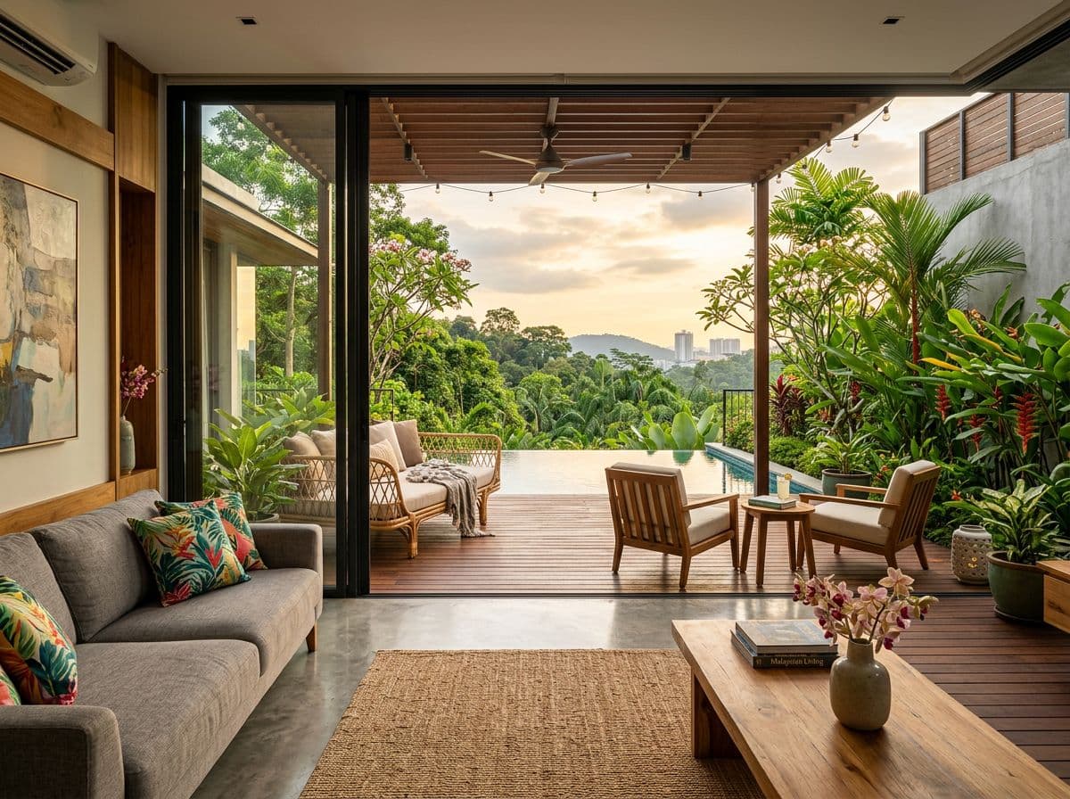 Renovation work in progress showing the correct sequence of hacking, plumbing, and electrical rough-in in a Malaysian home