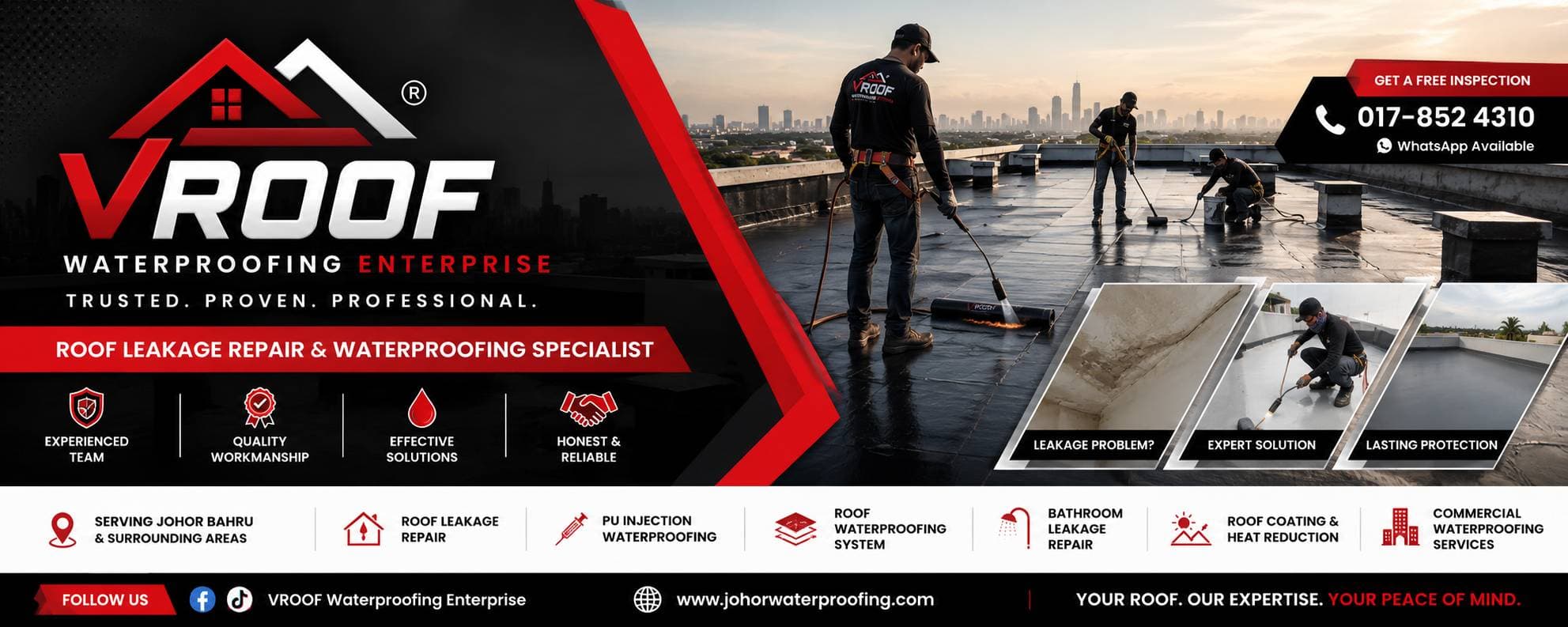 VROOF WATERPROOFING ENTERPRISE cover